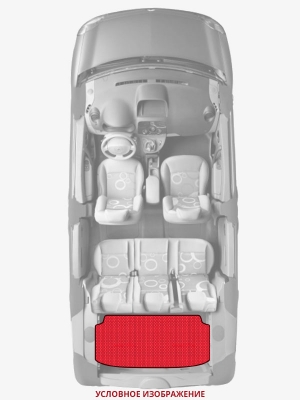 ЭВА коврики «Queen Lux» багажник для Saturn SW